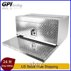 Weatherproof Aluminum Cab Entry Box 31x32x15 Battery Storage Lock For Peterbilt