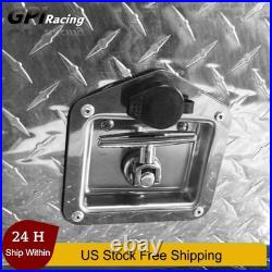 Weatherproof Aluminum Cab Entry Box 31x32x15 Battery Storage Lock For Peterbilt